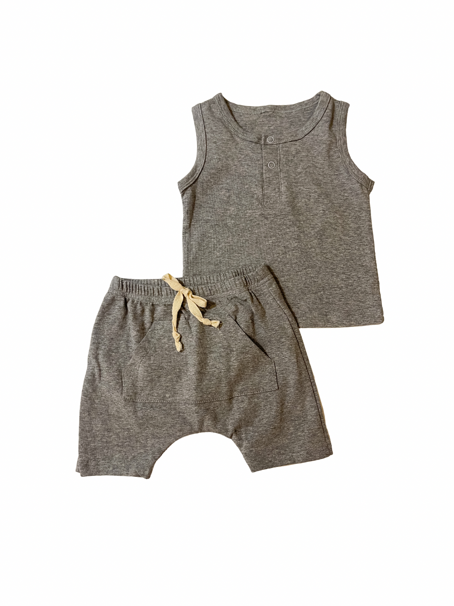 Grey Short Set
